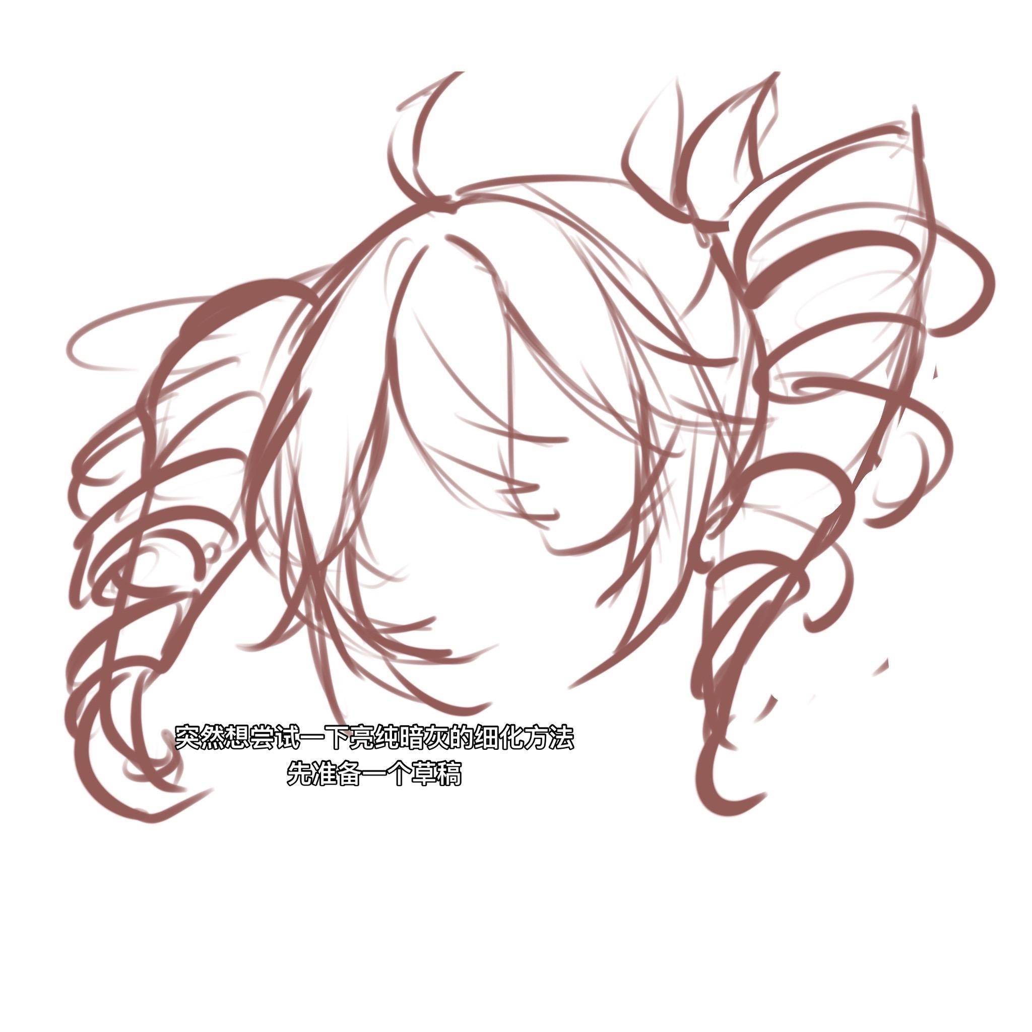 一个练习。摸鱼画画