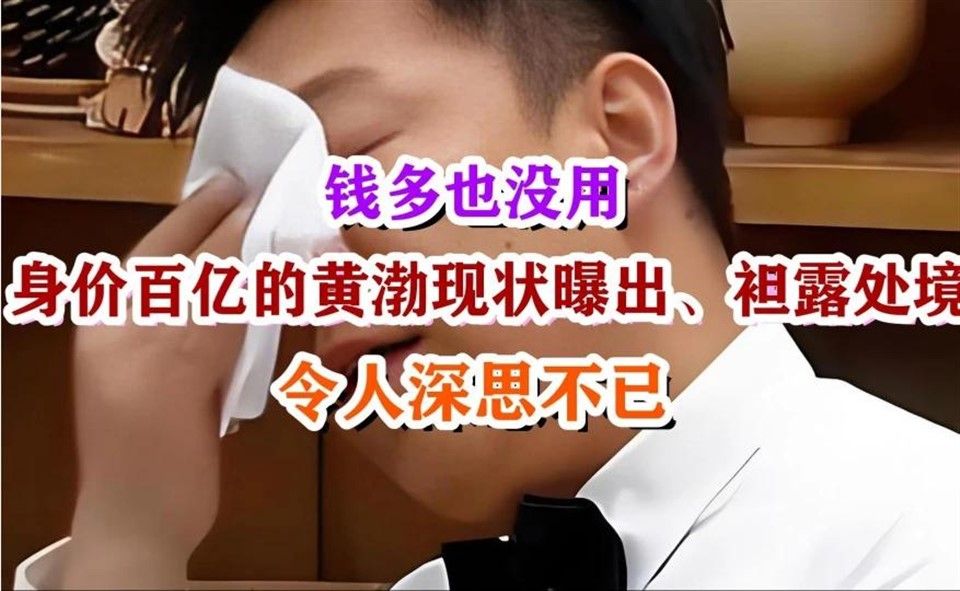 钱多也没用，身价百亿的黄渤现状曝出、袒露处境，令人深思不已