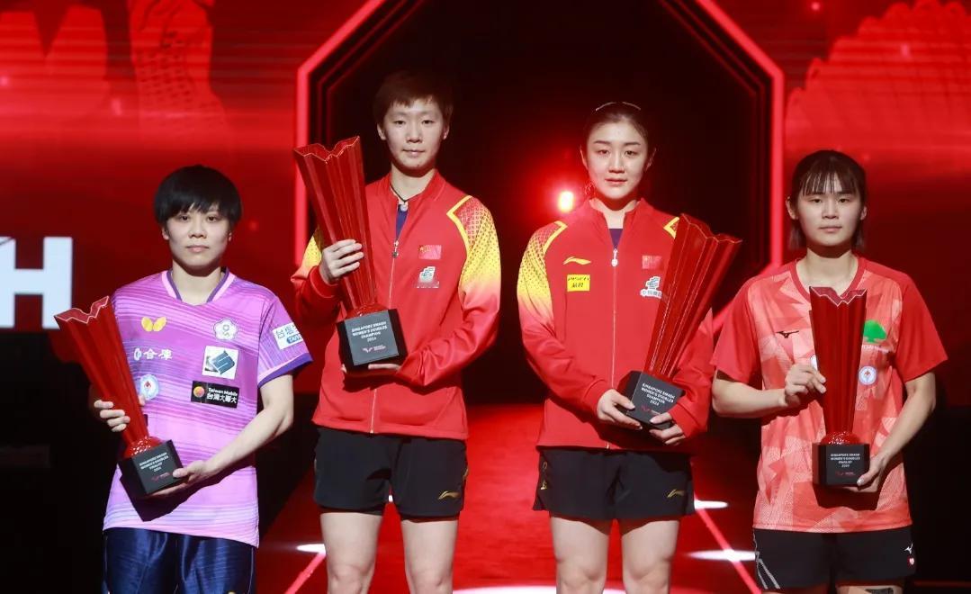 陈梦/王曼昱女双冠军！马龙/林高远男双冠军！
#WTT大满贯赛新加坡站2024#