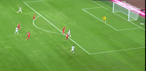 依靠法比奥的进球，北京国安暂时1：0领先河南，河南可得加油啊，这是球队历史第一次