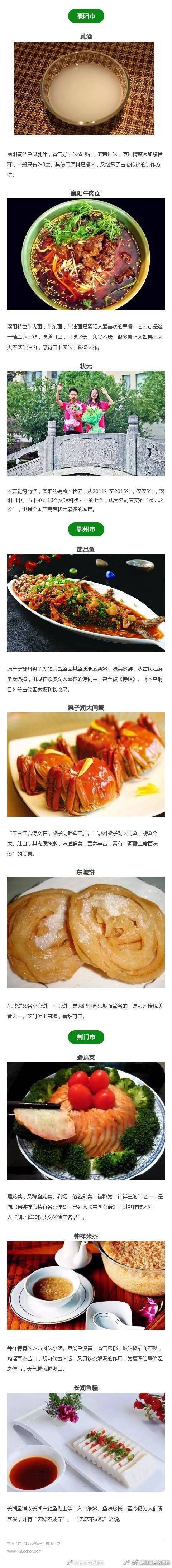 【湖北十七市最拿得出手的特产，武汉的竟然是……】湖北17个市（州）每个地方都有自