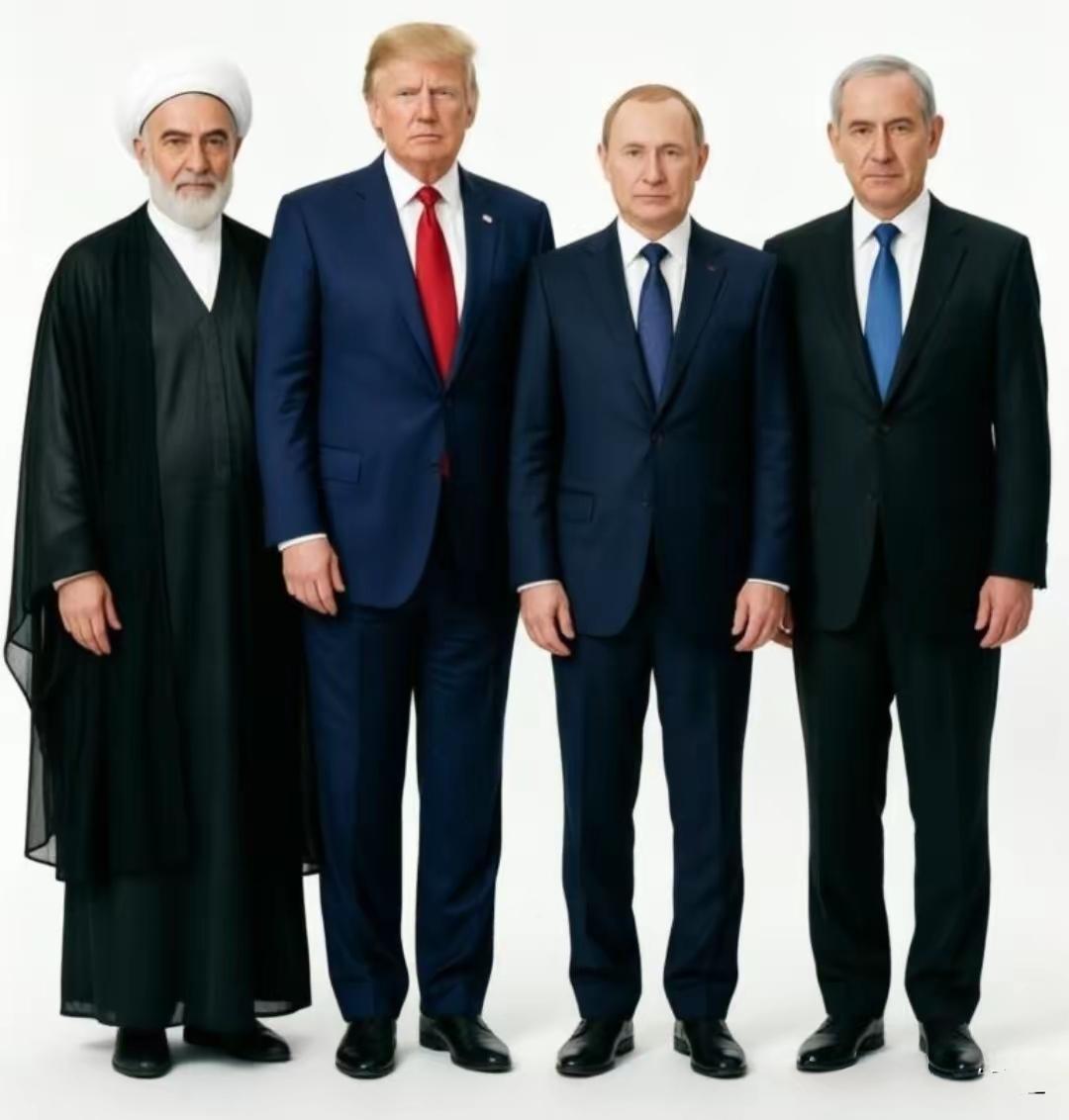 我发现人越老越好战呢？目前这个世界就几个老头子在打架，简直打的难舍难分， 你看这