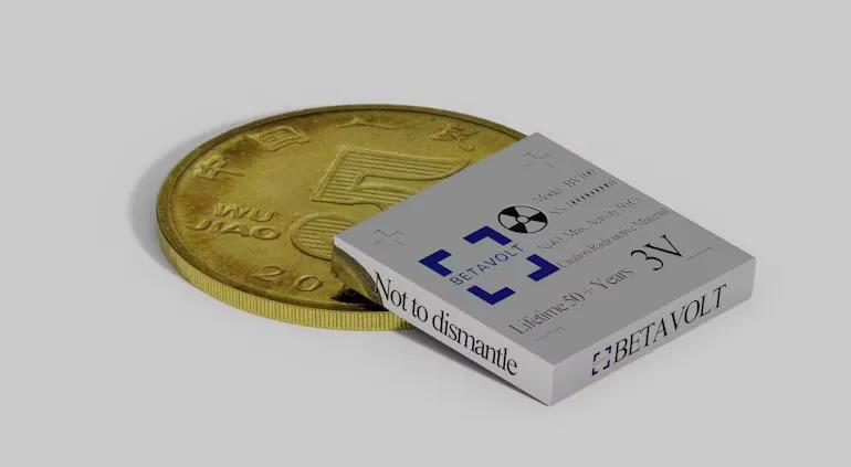 中国推出一款硬币大小的核电池，能够在不充电的情况下持续供能50年

这款由中国贝