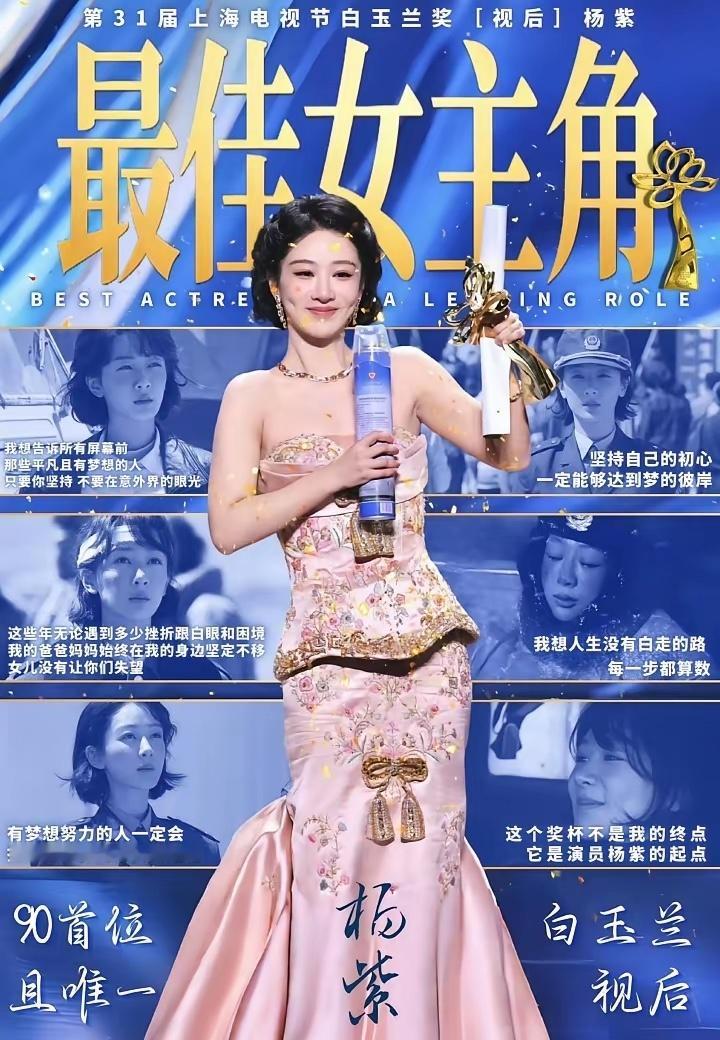 不查不知道一查吓一跳原来白玉兰的奖杯是999纯银的，只有花心是24K足金，表面镀