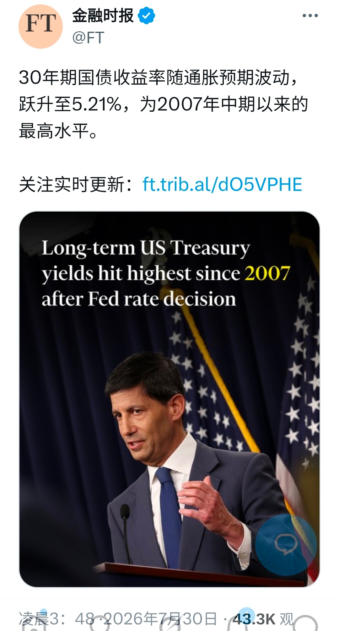 老外使用金价来计算标普500指数，并以美国股市在2026年前达到峰值为高点，当前