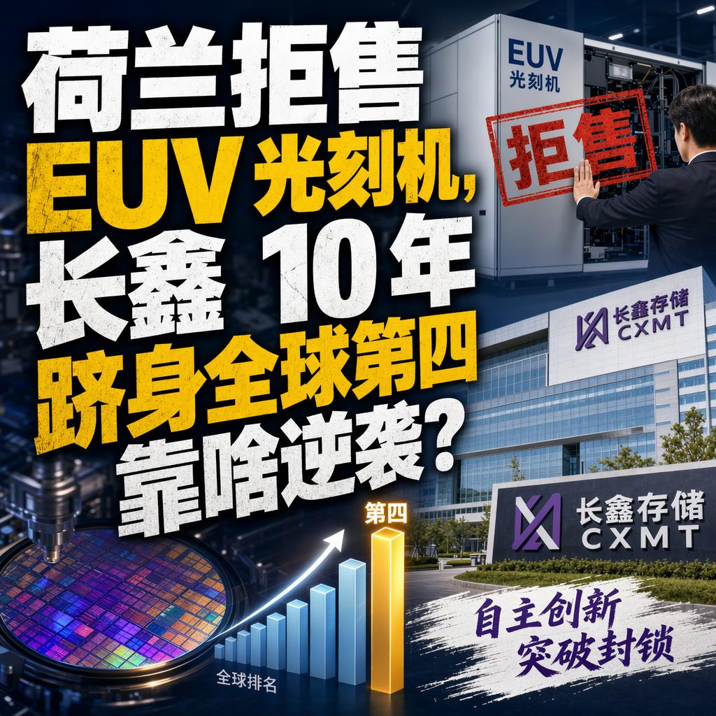 突发！长鑫科技上市首日总市值冲到3.28万亿，一举超越工商银行登顶A股股王。
时