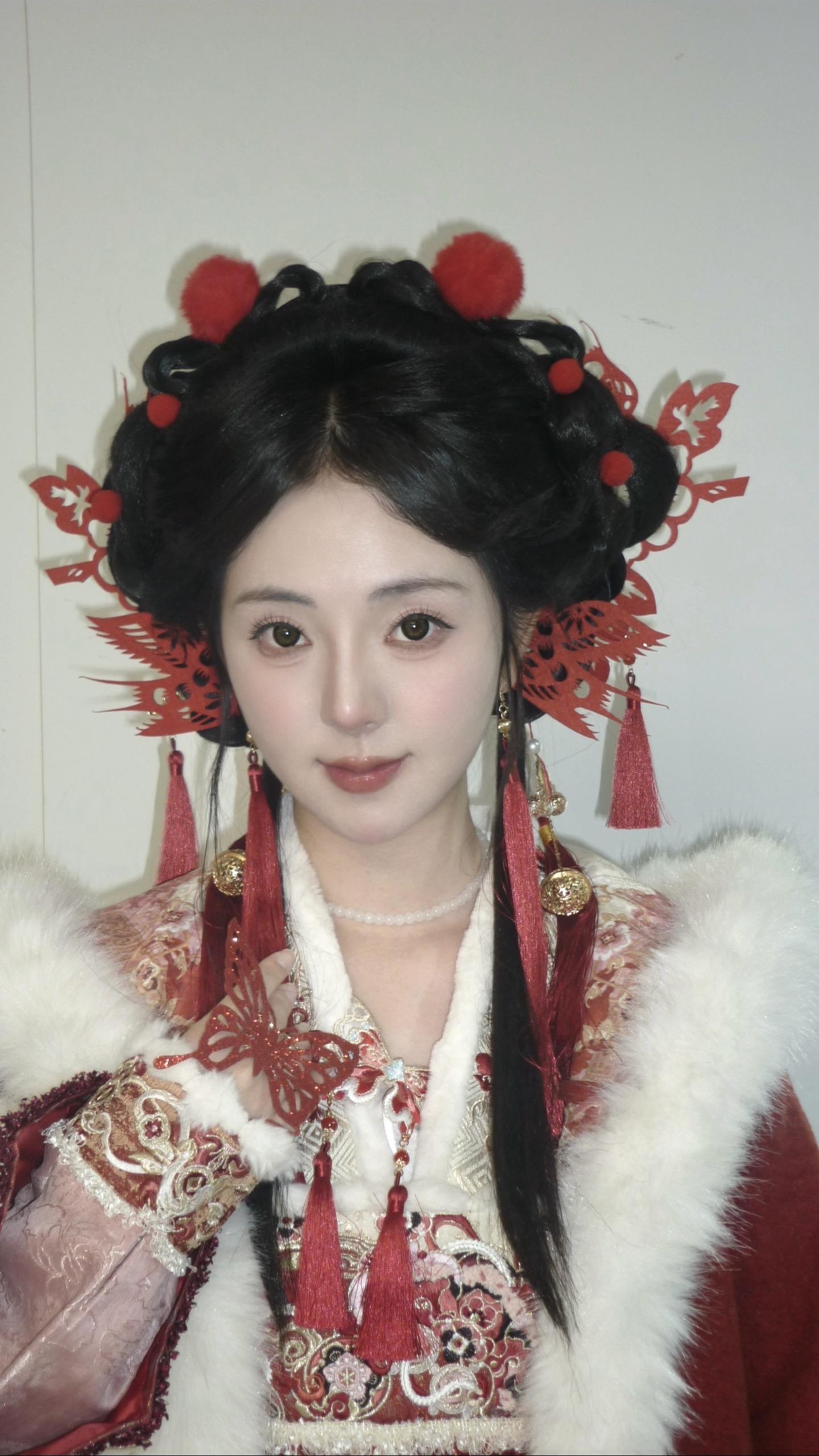 新年造型 汉服造型 剪纸造型 国风合伙人