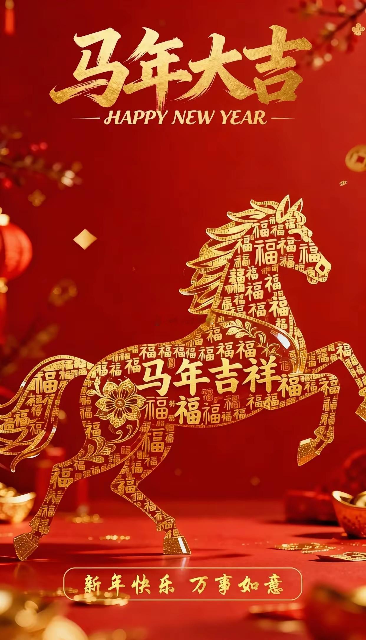 2026主打一个“马”到成功！新的一年，愿大家的账户全是“白马”，心情拒绝“黑马