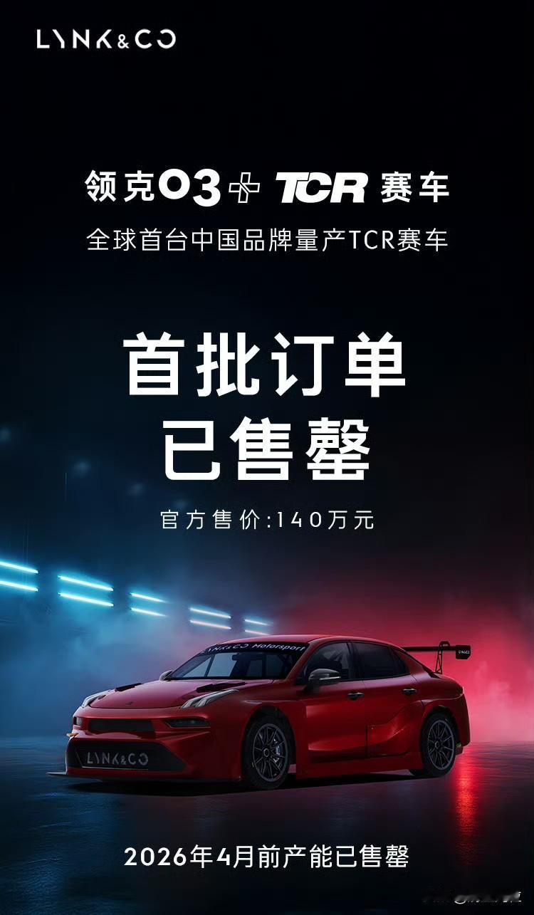 哇塞，这什么啊，TCR量产车，领克还是领克，牛逼