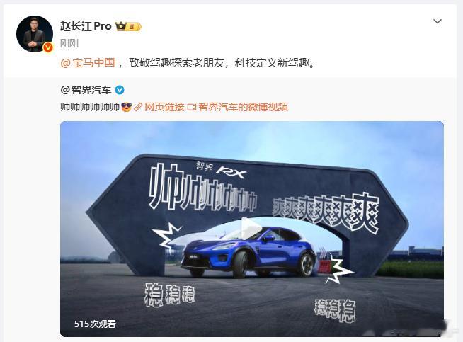 智界RX已经替大家试过了，少有的有驾驶乐趣的电车！绕桩、麋鹿、金卡纳，我的成绩都