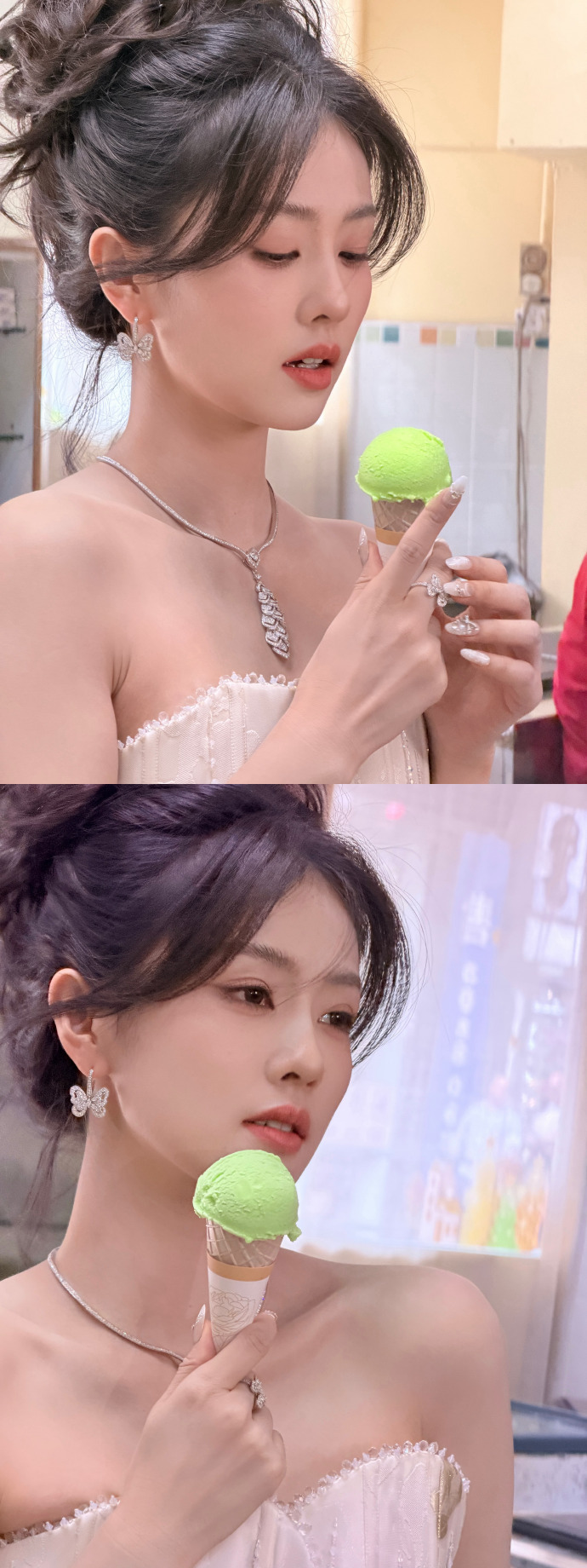 白鹿就这样默默全网挂这个发图慢的曾舜晞哈哈哈哈 