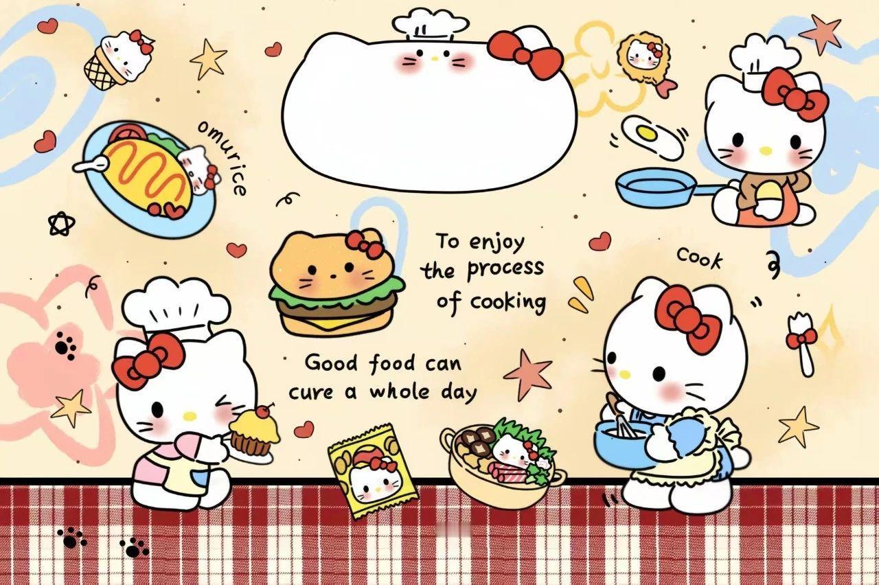 𝐒𝐡𝐚𝐫𝐞｜HelloKitty平板壁纸｜可爱壁纸 ​​​