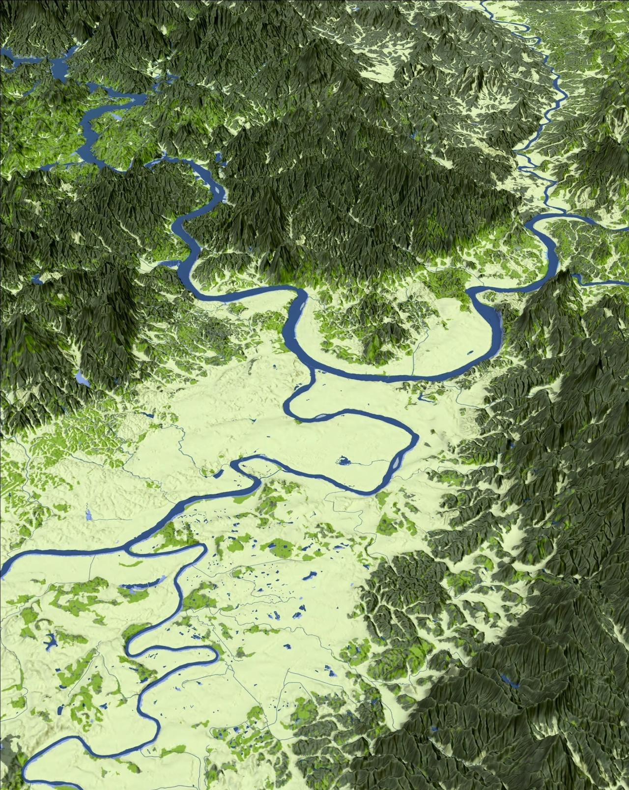 仅看山水地形格局，猜猜是哪个城市，看看你还认不认得出你的家乡？[呲牙][呲牙]