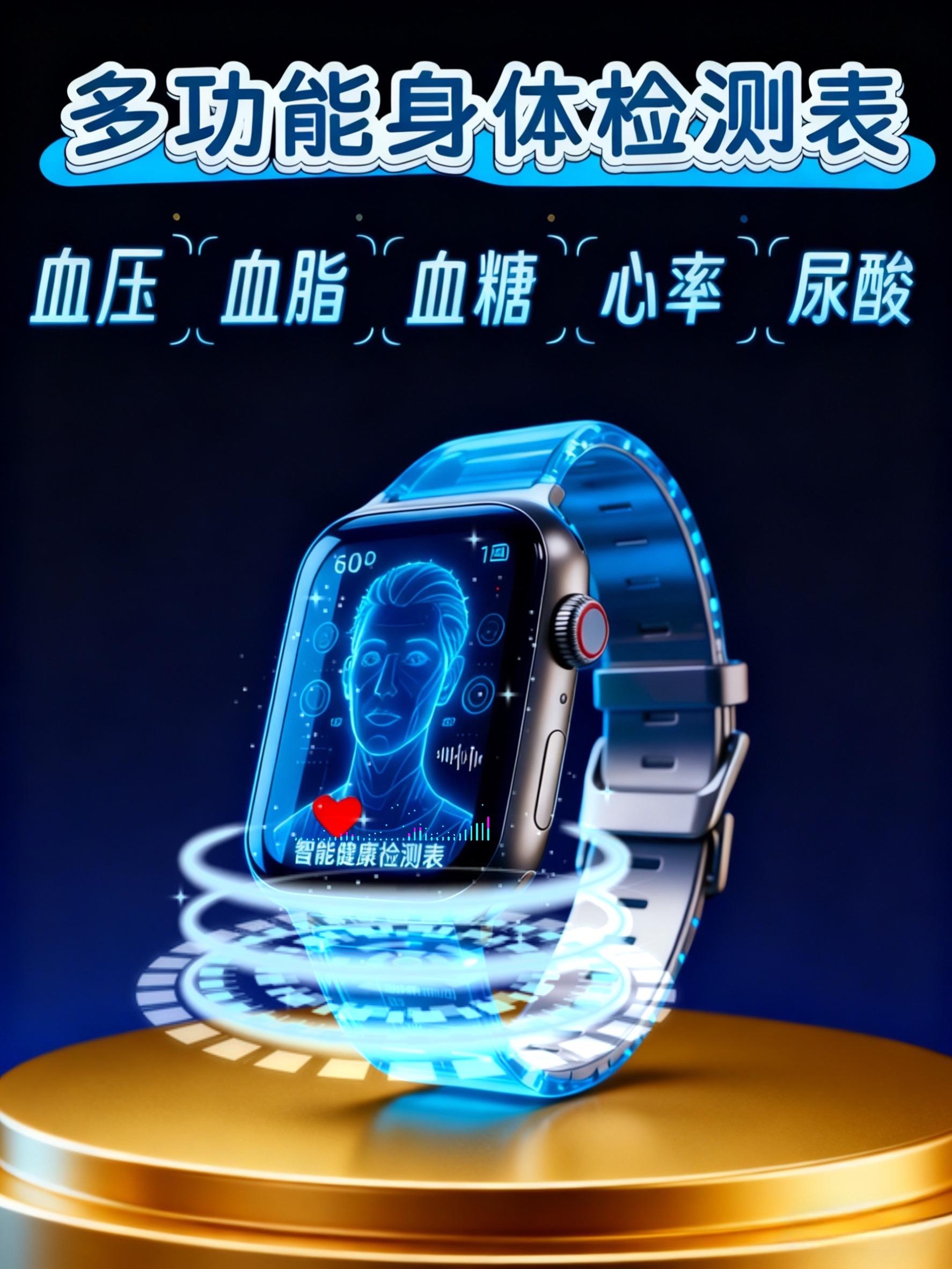 科技改变生活智能健康手表 爸妈健康 血糖血压监测 养老好物