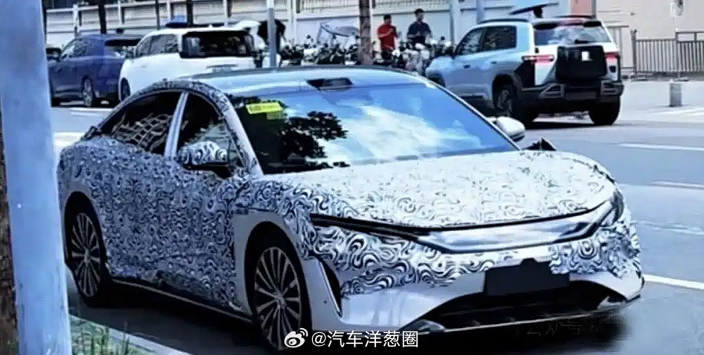 刚在群里看到的，疑似比亚迪全新旗舰轿车谍照，将和“大唐”SUV组成“王朝系列”双