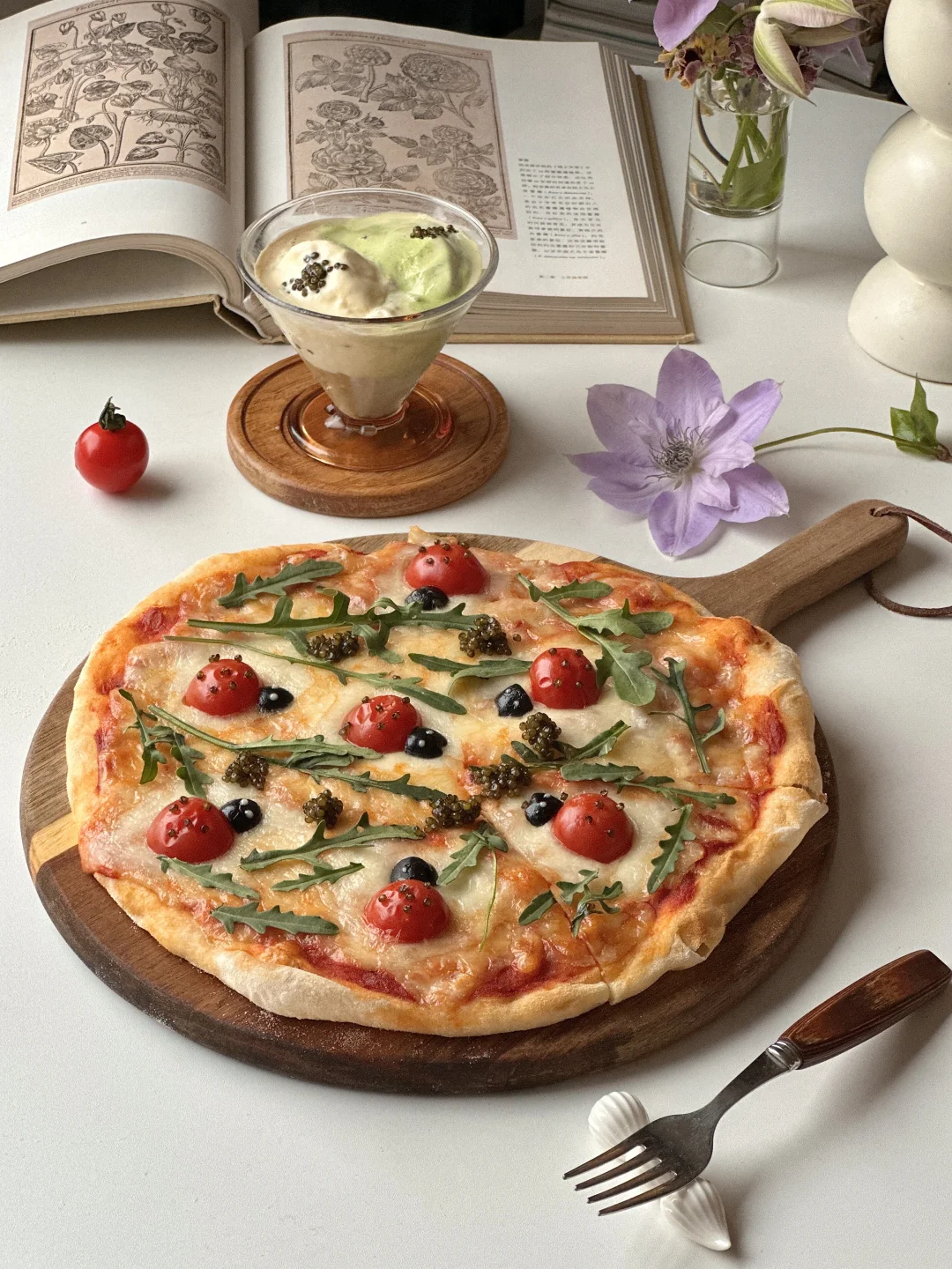 🐞奇妙春日|瓢虫披萨与鱼子酱阿芙佳朵🍕☕️