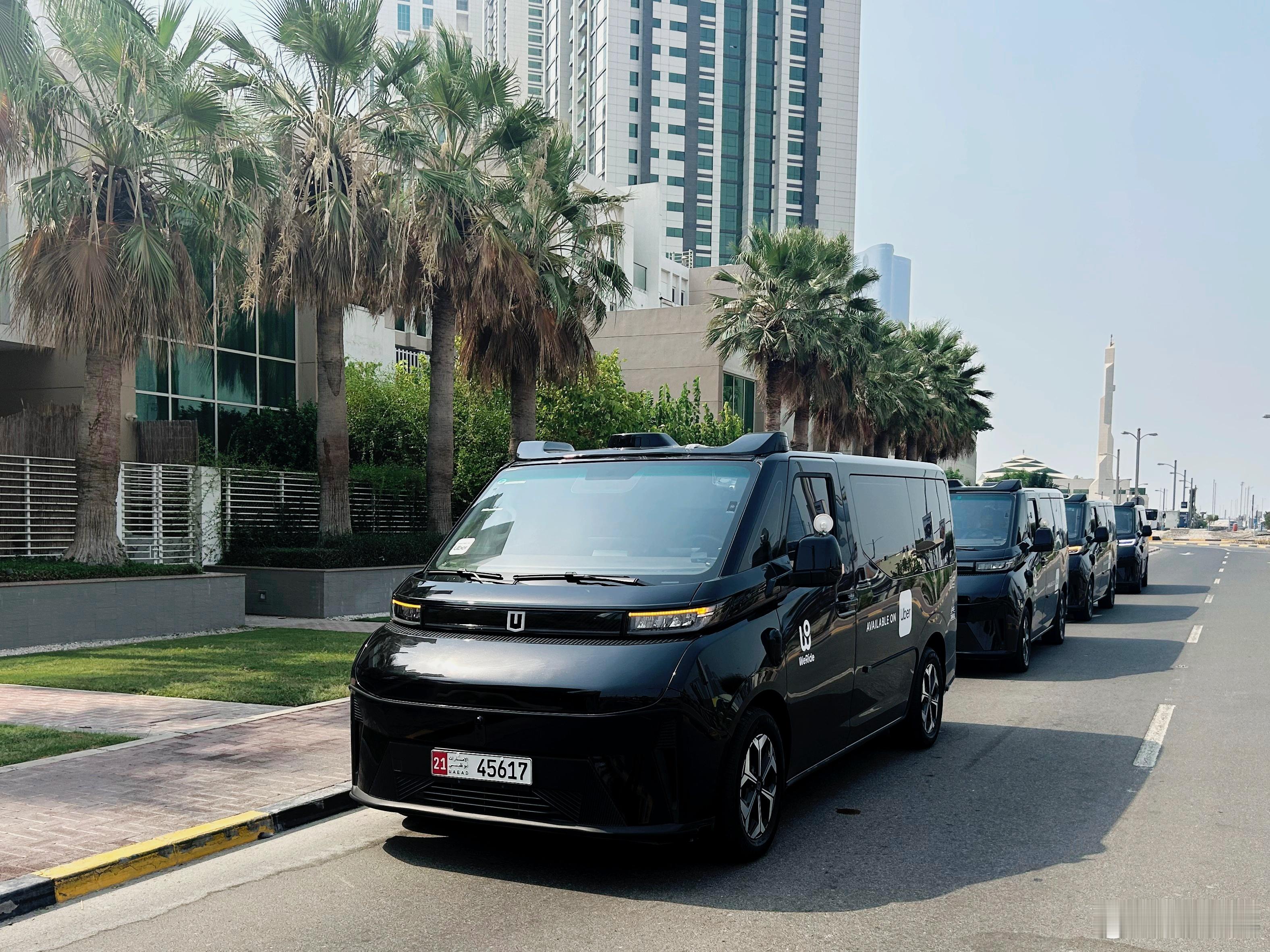 文远知行和Uber昨天宣布，他们扩大了在阿联酋阿布扎比的Robotaxi经营范围
