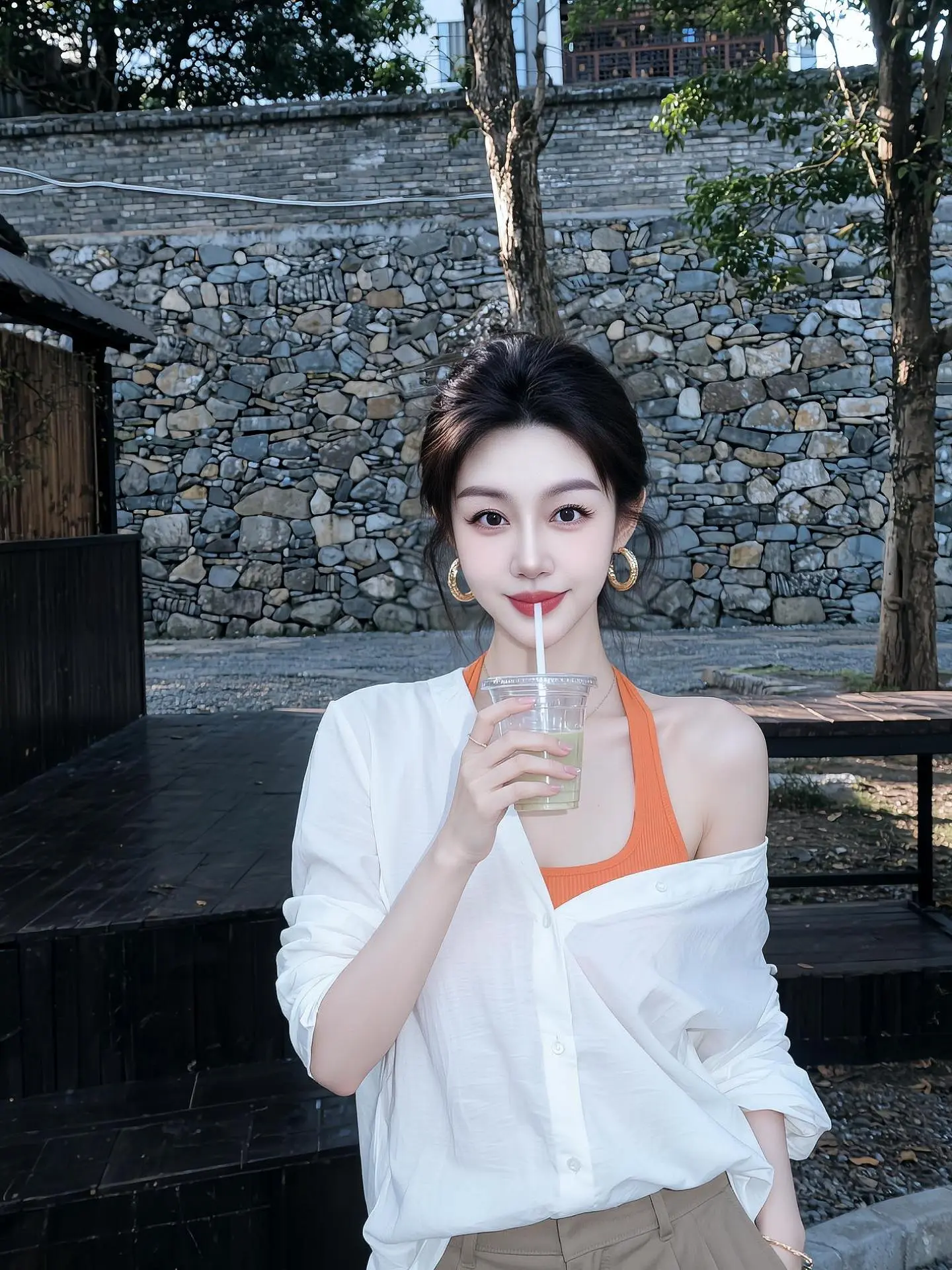 玩法合伙人计划 AI露肩生活照 随变ai随便玩  玩法合伙人计划 创意文案玩法集