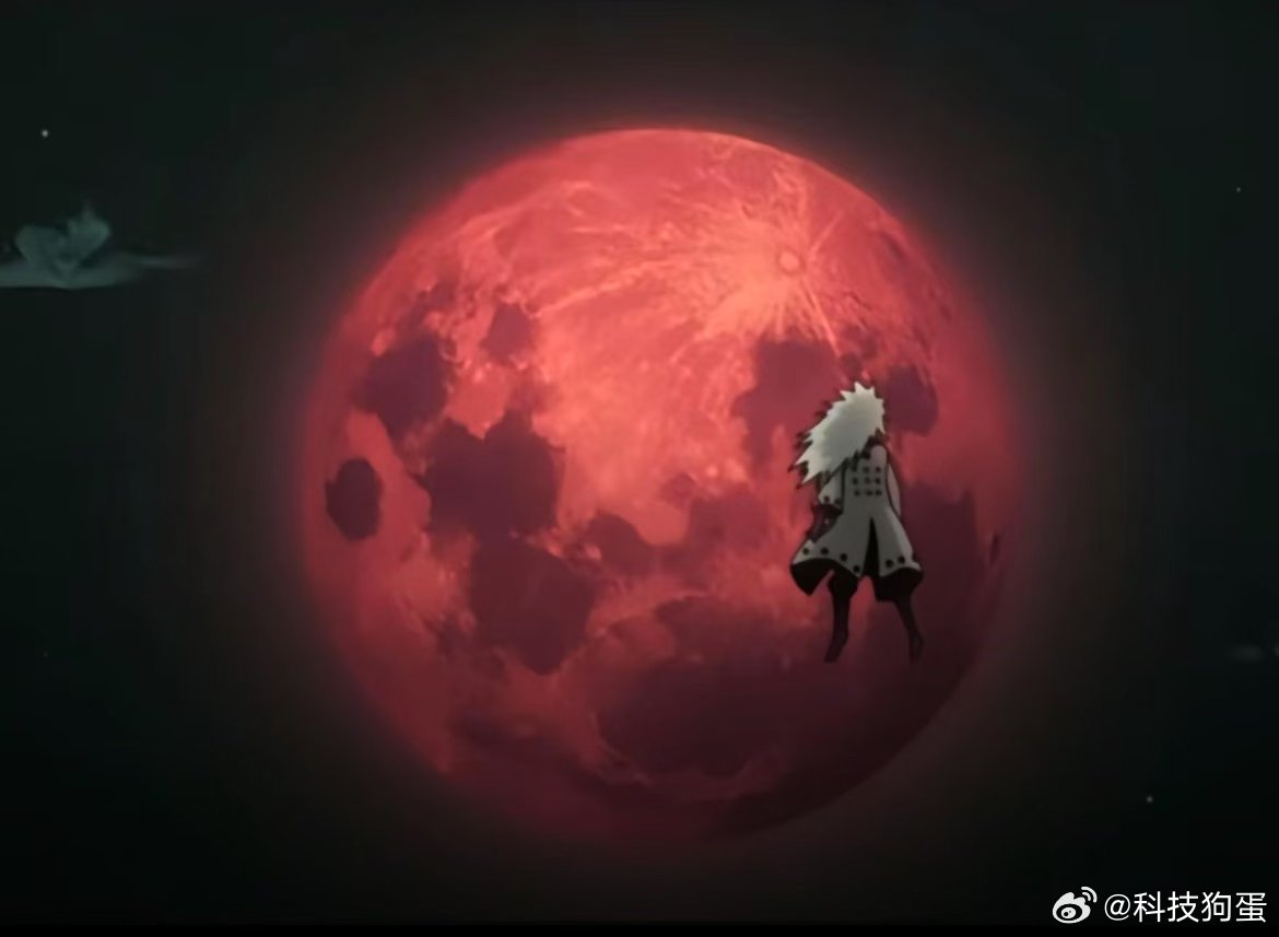 红月亮在午夜朋友圈刷屏狗蛋拍到的血月怎么和大伙儿不一样啊[疑问] ​​​