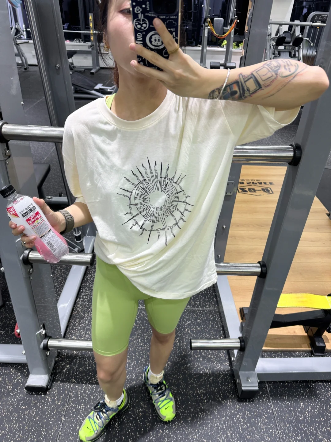 开心！体脂降回22了