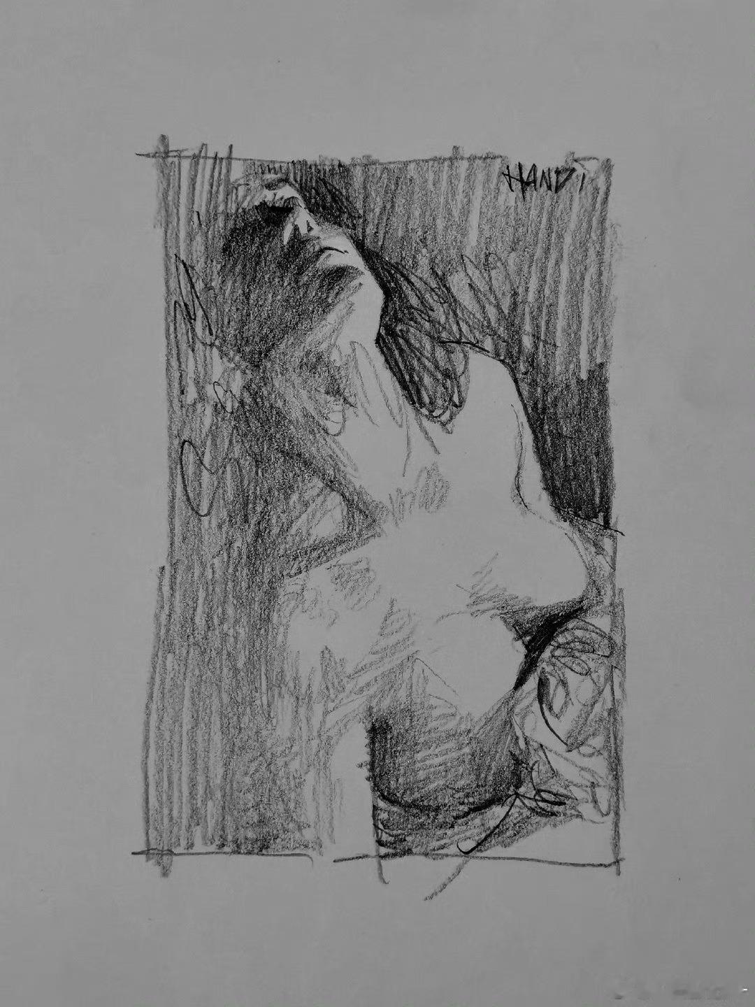 一组人物素描作品🎨/艺术达人动漫仲夏狂欢季国内画师安利计划