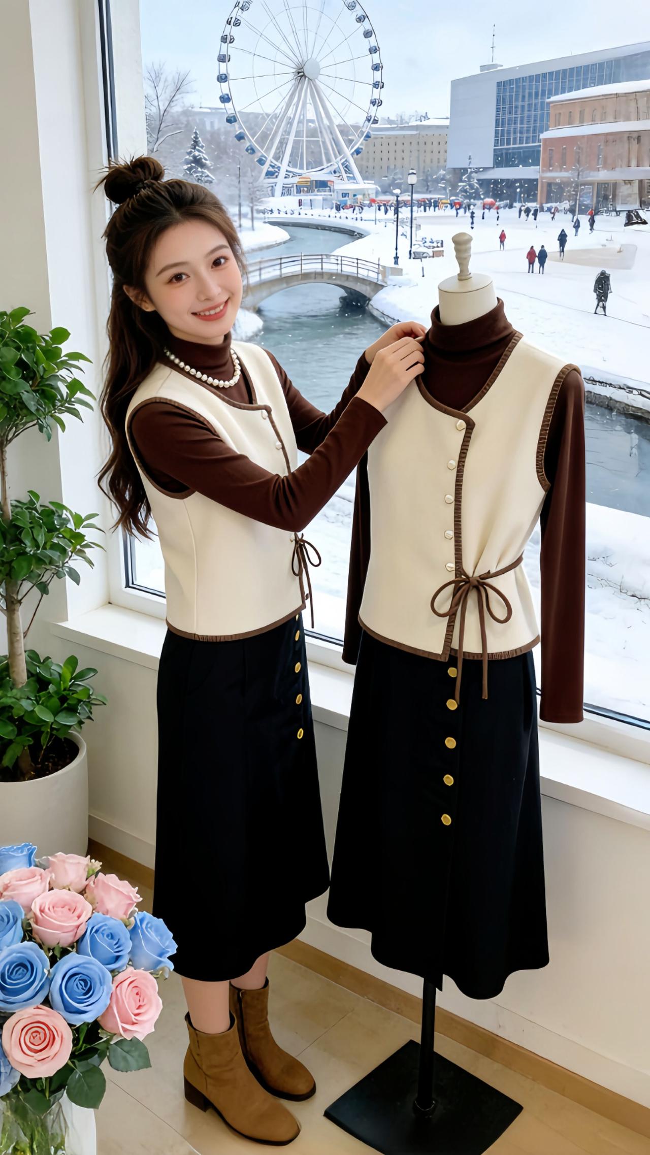 《Danny的冬日氛围感穿搭日记》
冬日的浪漫藏在穿搭里～Danny宅家整理这款