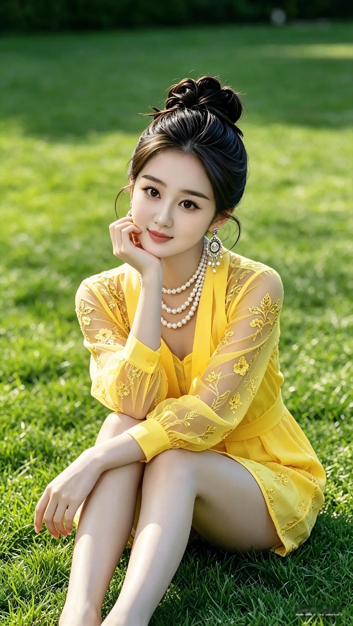 她的清新如同甘甜的清泉，令人回味无穷；她的脱俗气质则如同高雅的琴音，让人陶醉其中