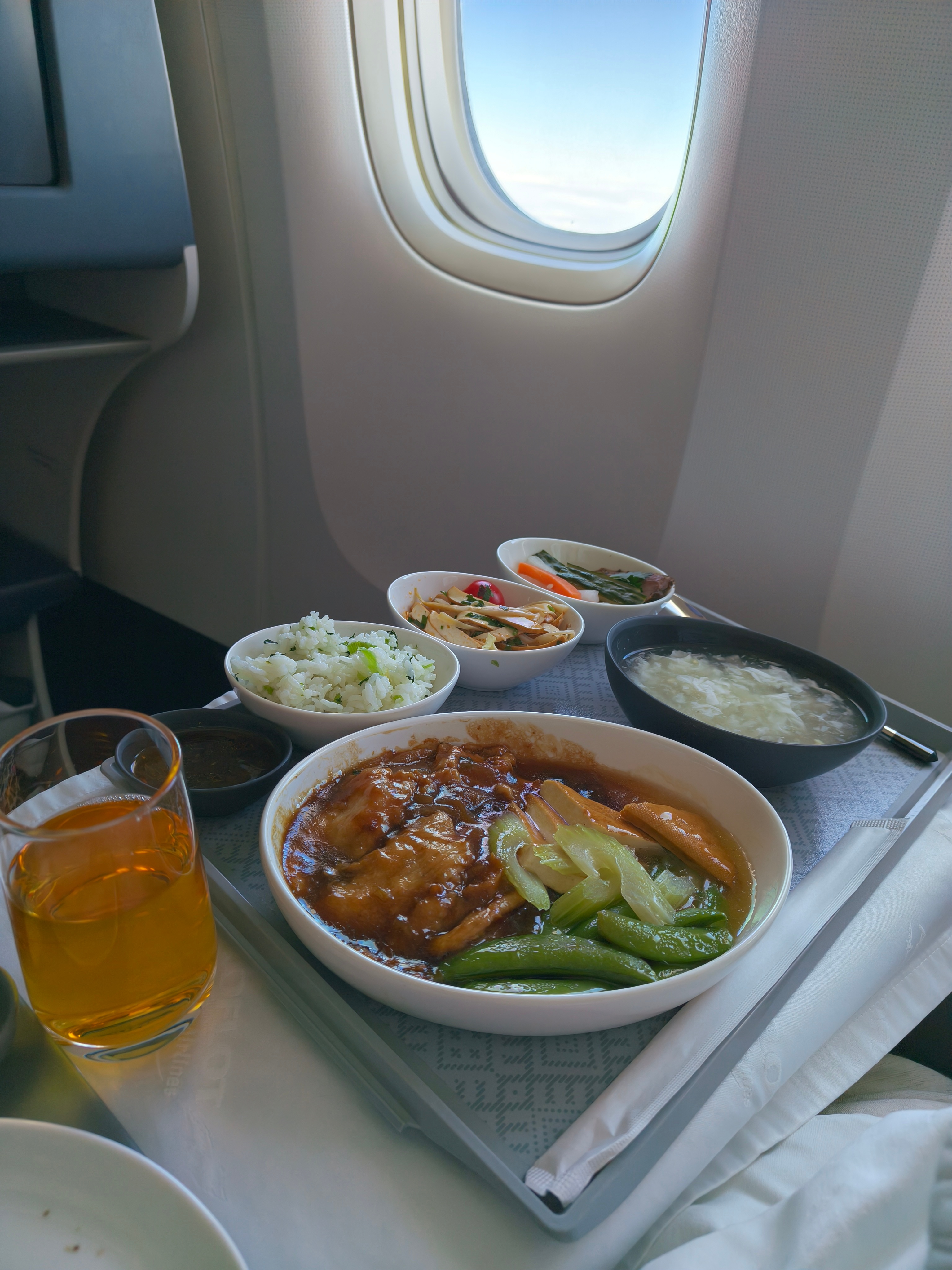俄罗斯航空商务餐的中餐味道蛮正宗的 