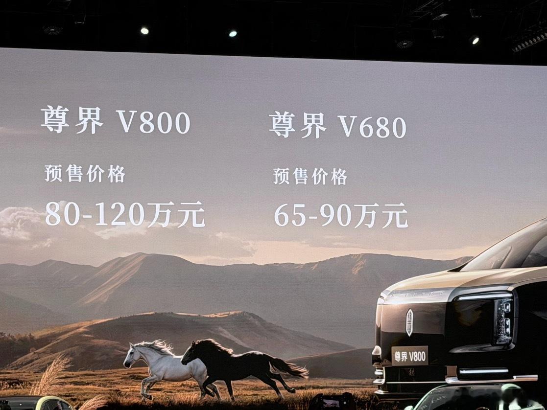 我怎么反而感觉卖的有点便宜了尊界V800预售价格
