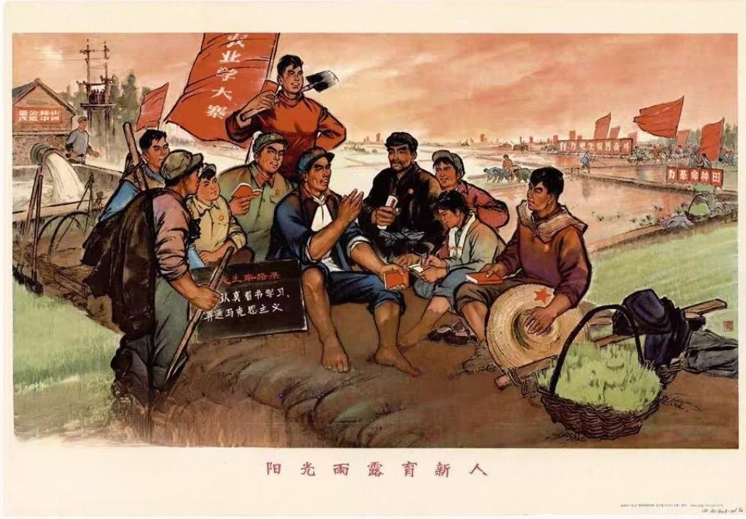 ＃宣传画分享＃
   《阳光雨露育新人》
