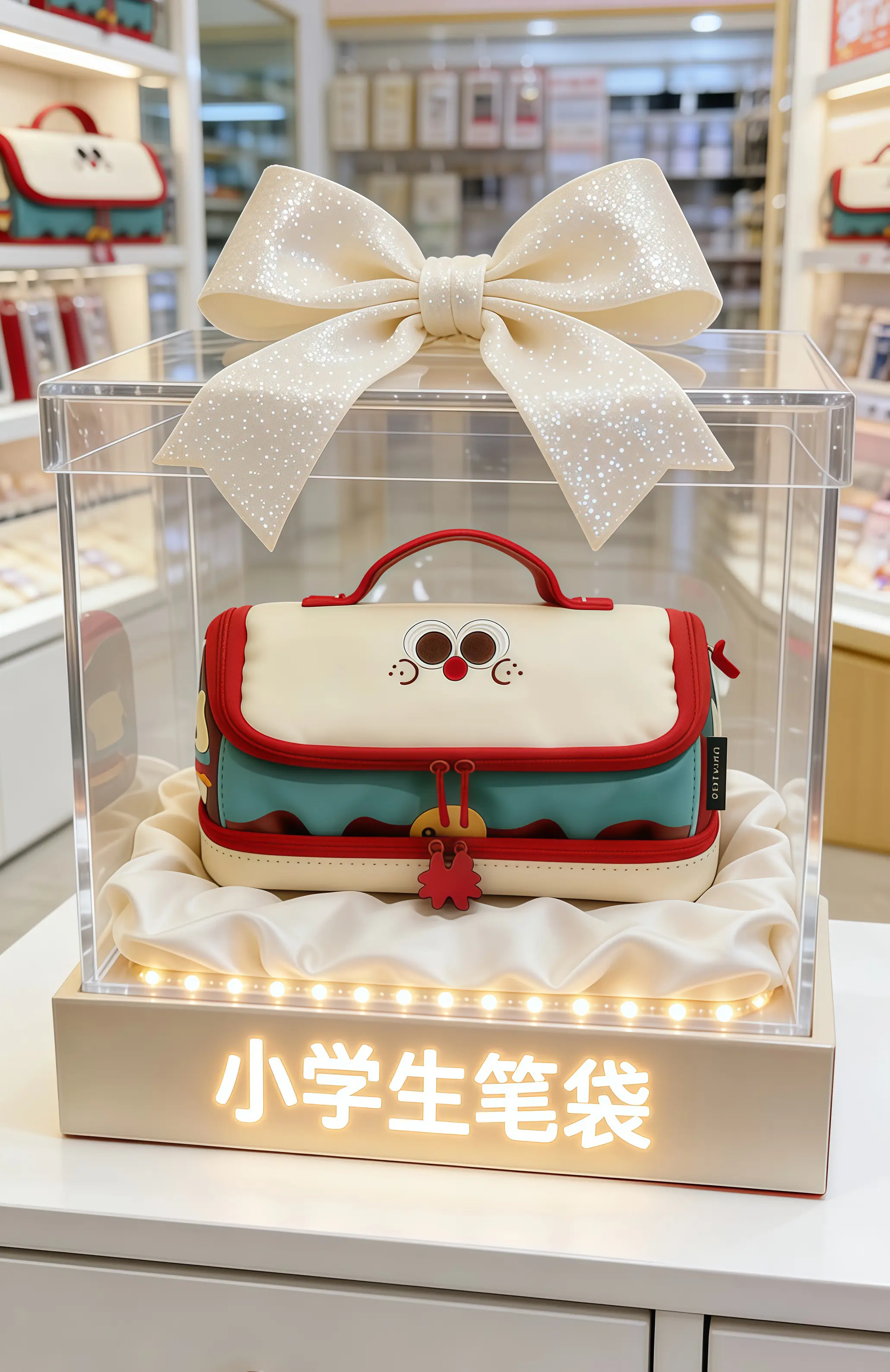 这个小房子笔袋也太萌了吧！立体的房子造型，看起来小巧，其实很能装哦！像...