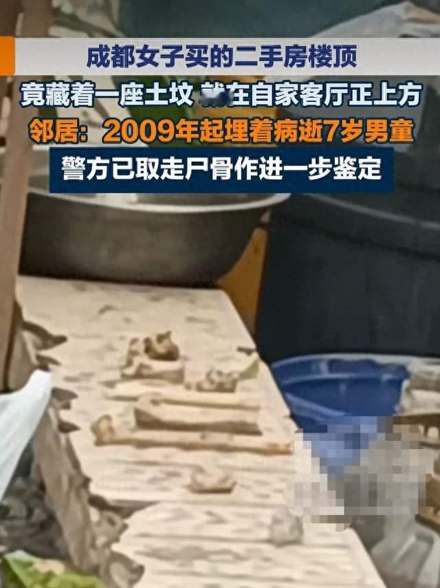 鸡骨鱼牙变“男童坟”？楼顶悬疑翻车了