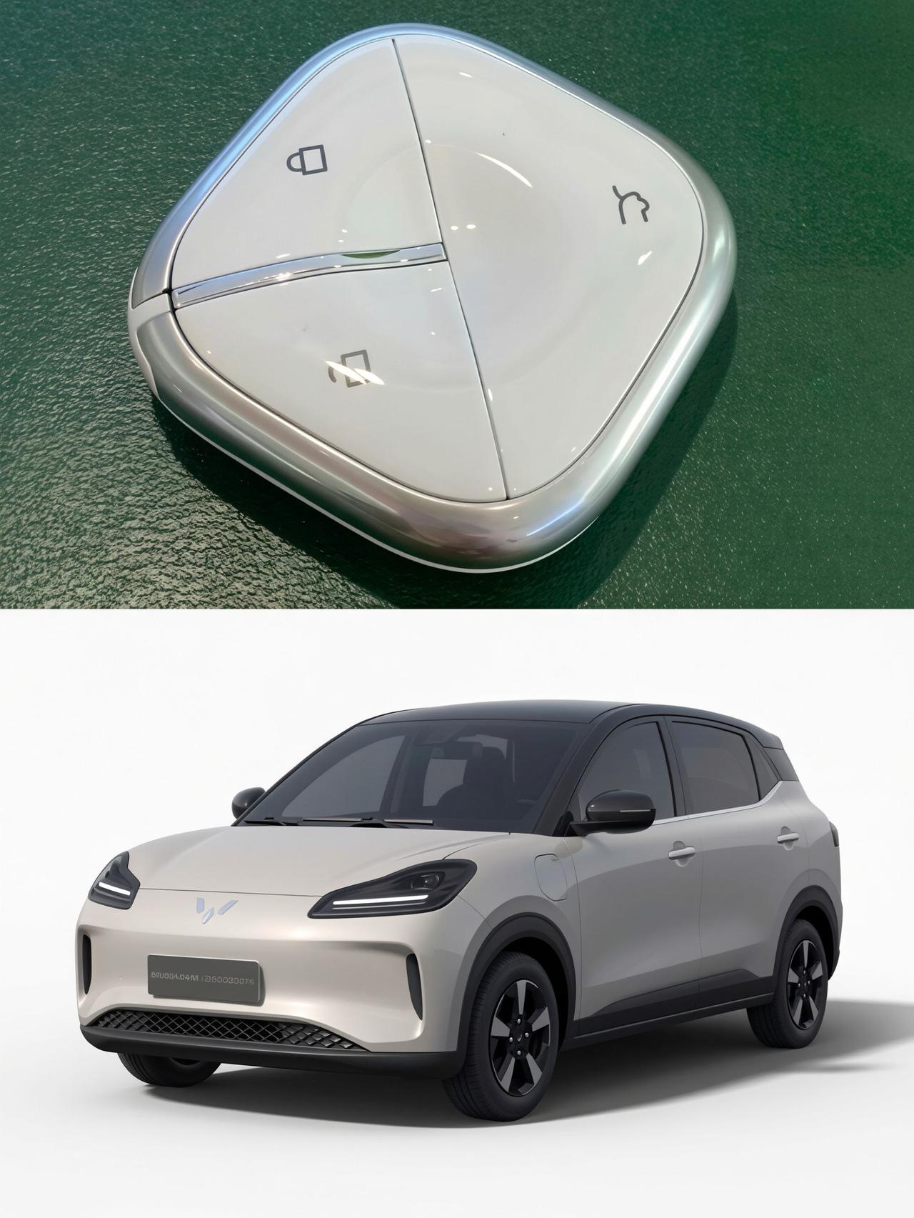 这是什么车？钥匙是真好看！新能源汽车 纯电小车颜值天花板