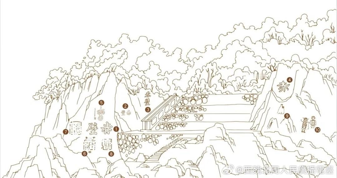 武汉大学团队牵头突破！赤壁摩崖8号石刻百年“失语”后首获释读网页链接赤壁摩崖石刻