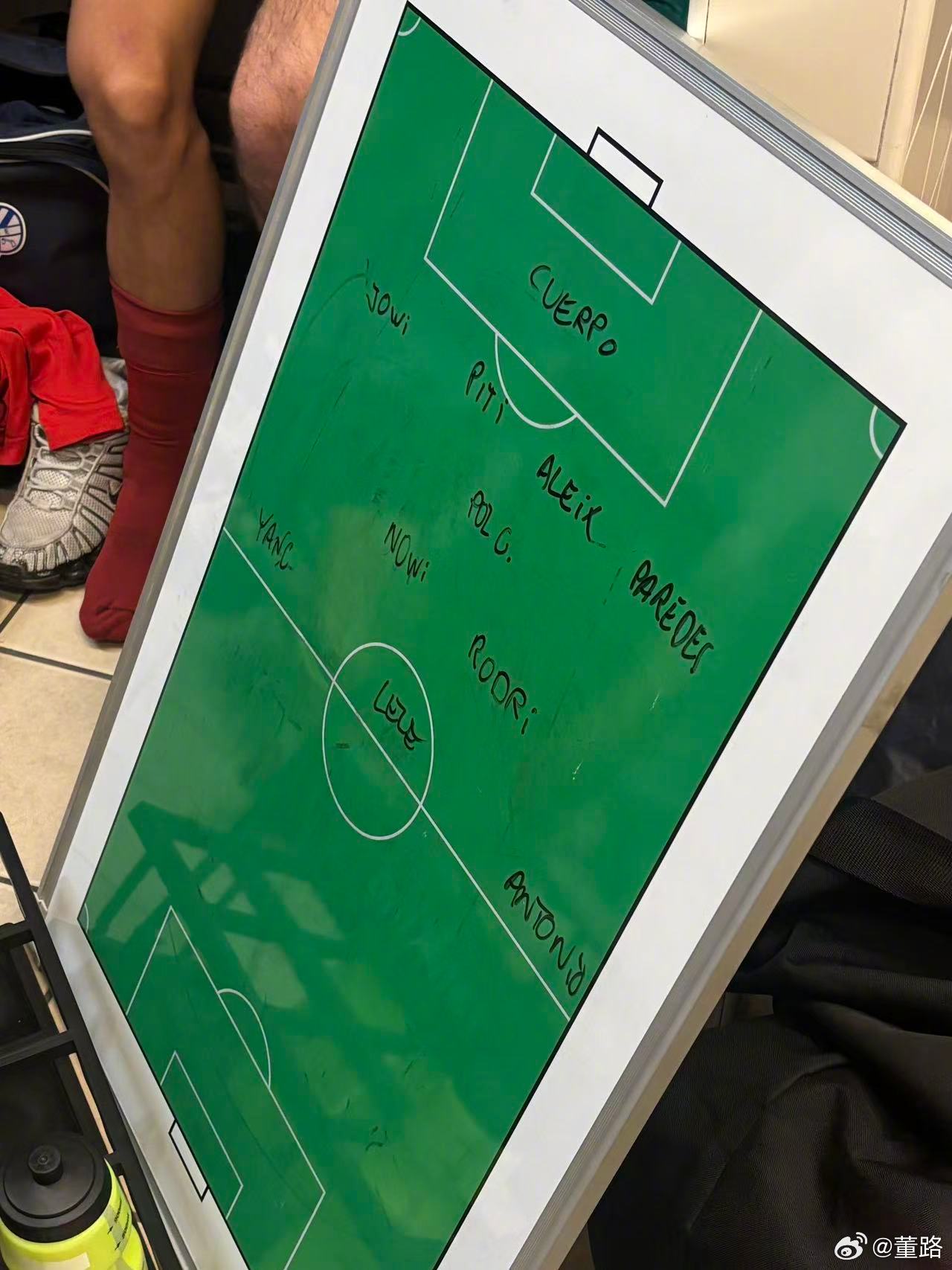 Nil在更衣室最后一次写下了首发阵容，老二右边锋。本场比赛过后，欧罗巴将更换主教