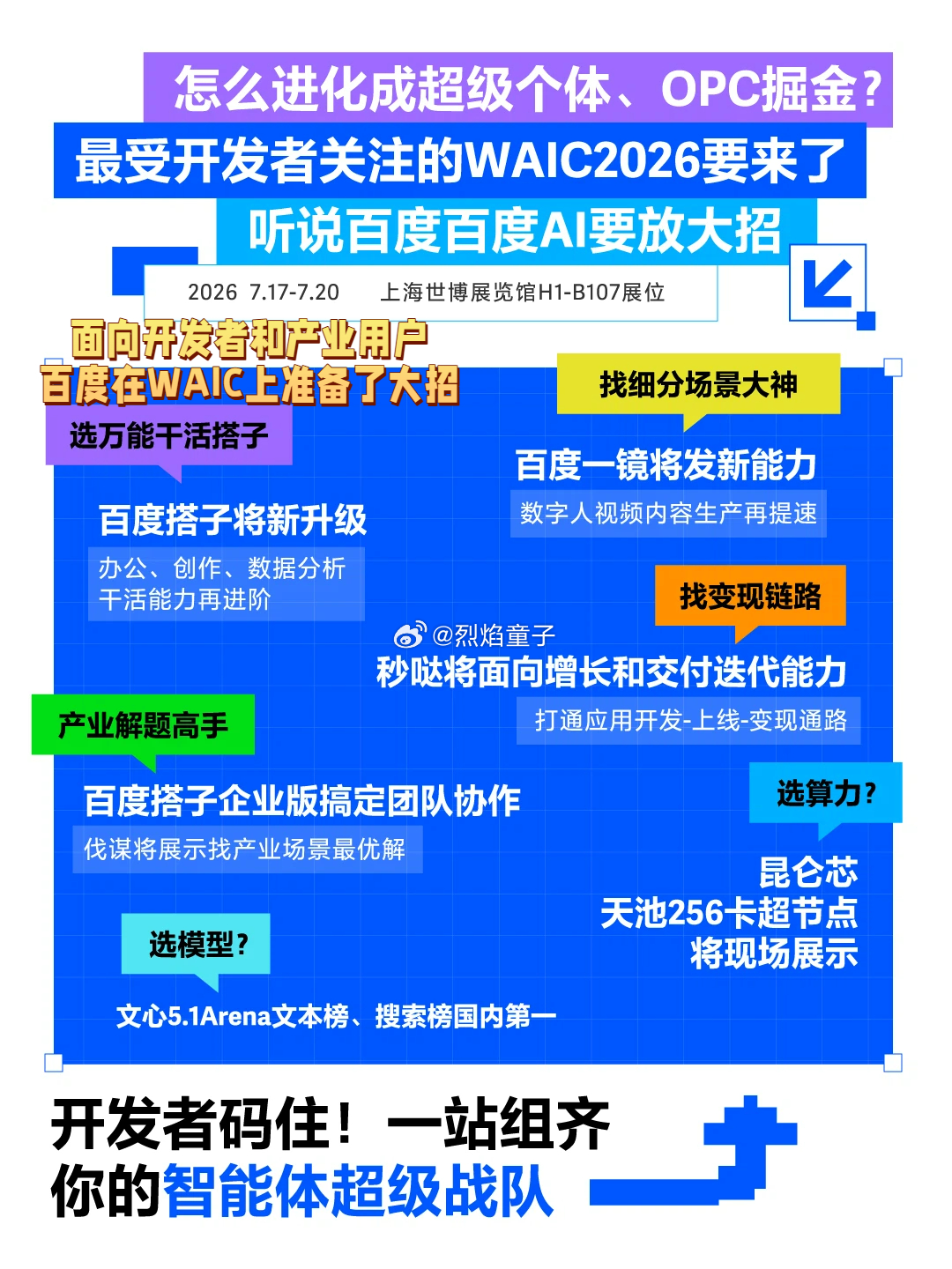 【一场能直接改写普通人AI创业赚钱机会的大会，WAIC百度AI剧透直接降低门槛？