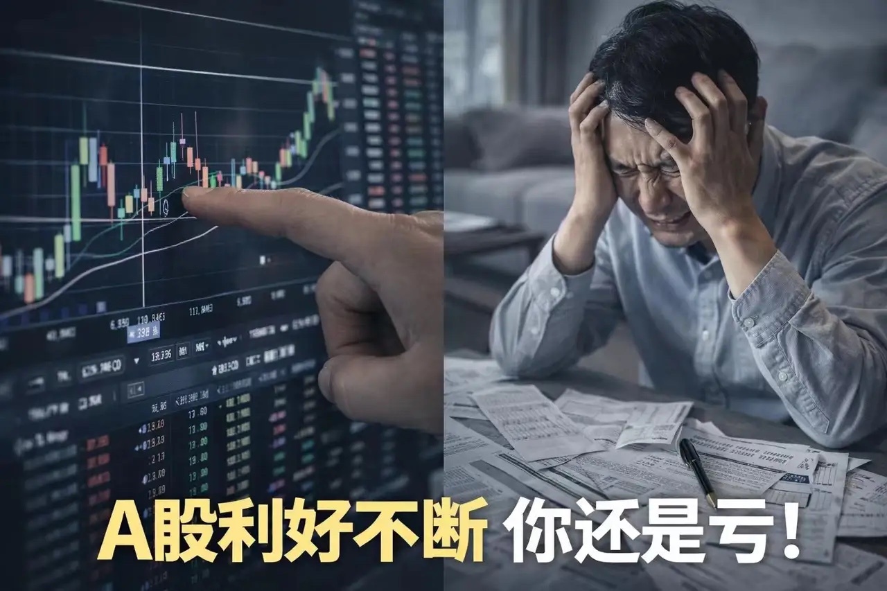A股迎来多项利好，但很多人依然赚不到钱。不是行情的问题，是你还在用“10年前的炒