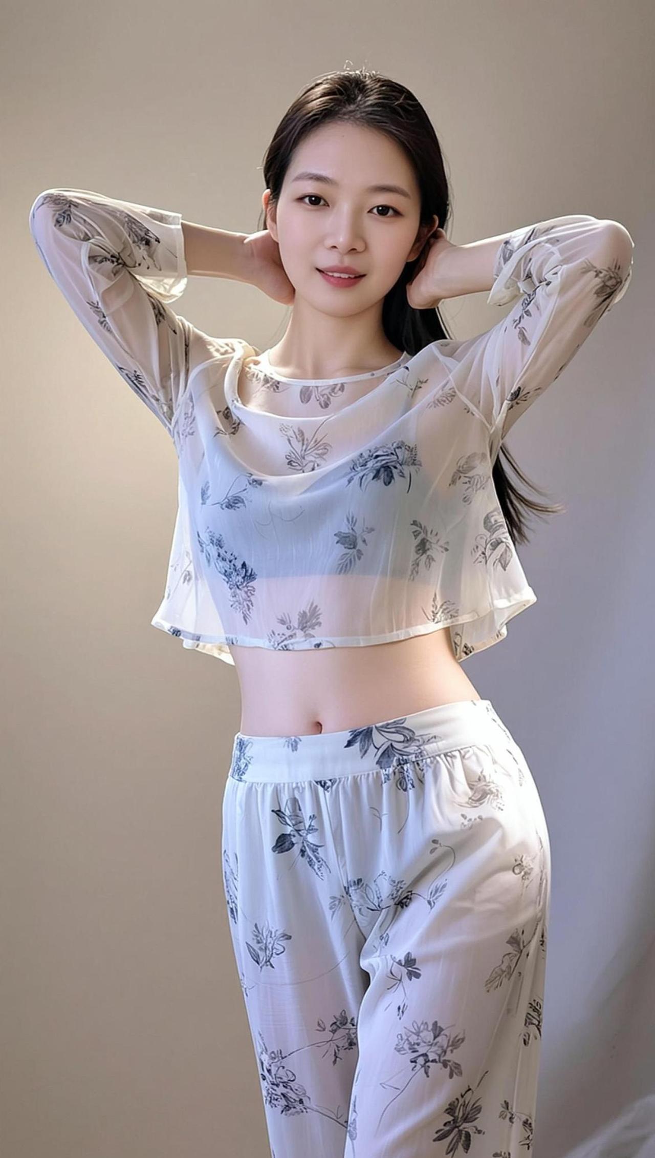 AI居家氛围感写真 日常分享 甜美女孩 气质美女穿搭