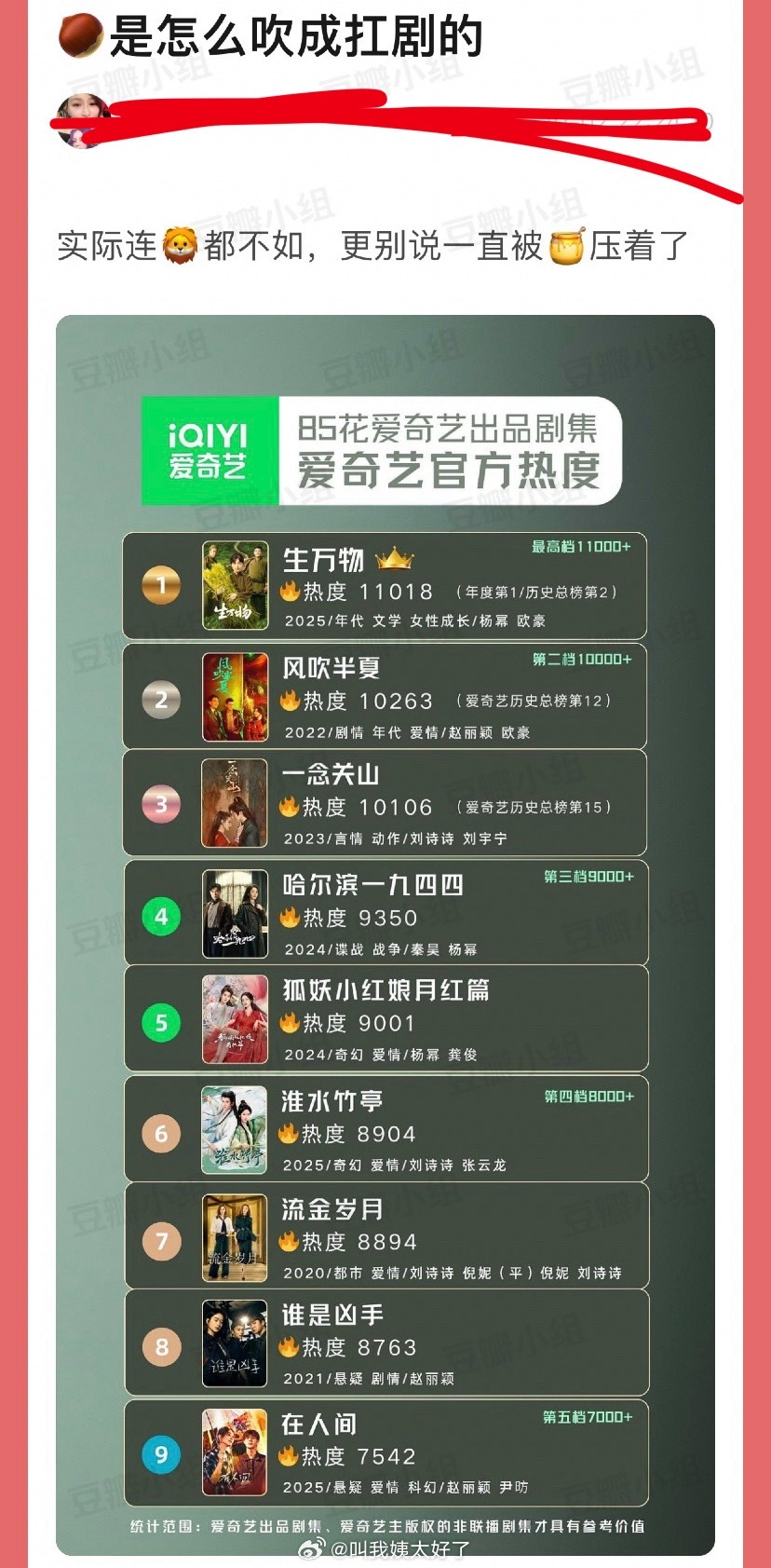 赵丽颖是怎么吹成扛剧🌹的？ ​​​