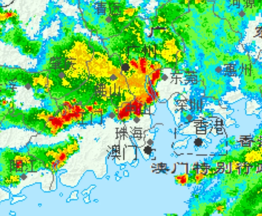 全国今日暴雨预报