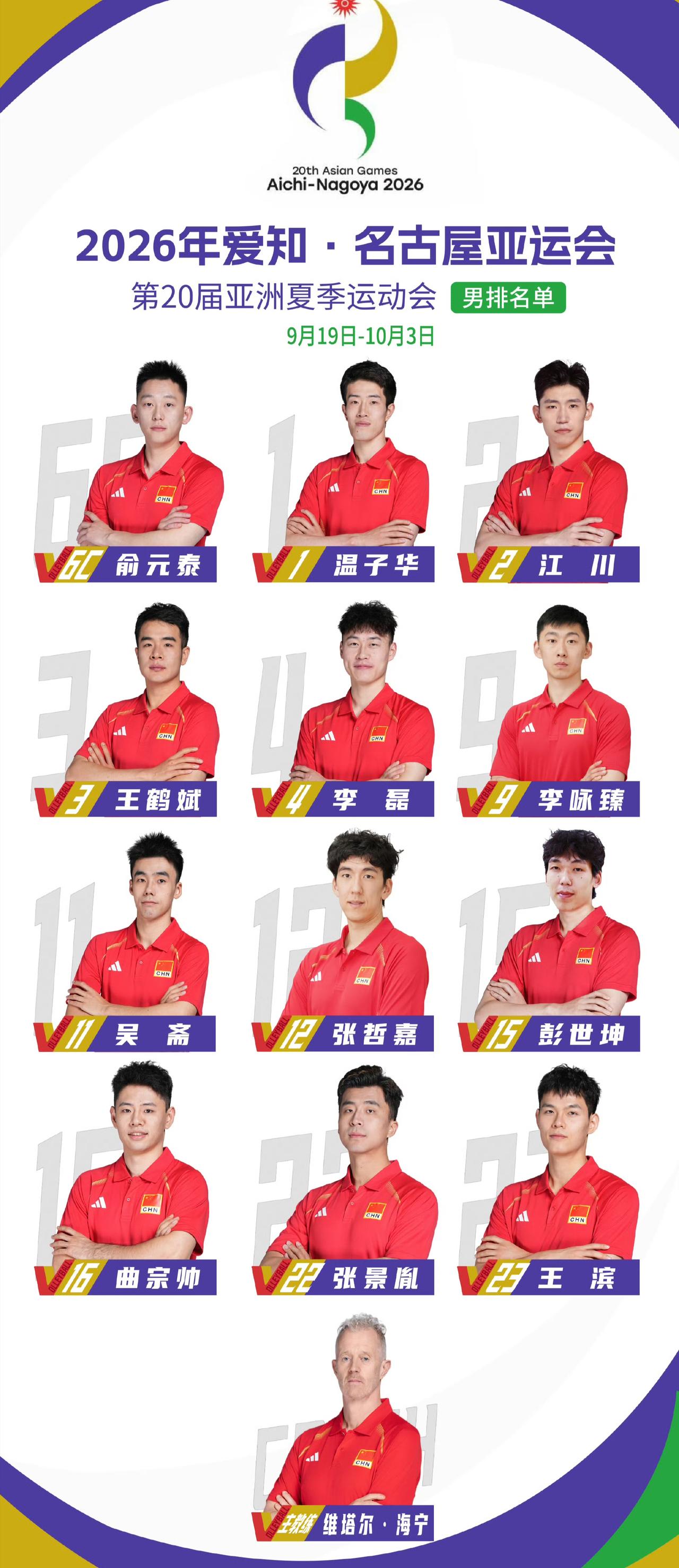 中国男排最终以第四名的成绩结束了名古屋亚运会之旅。
虽然无缘登上领奖台，但中国男