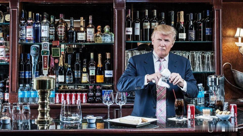 总统的生意越做越大：从白宫到军营，特朗普酒上架免税店

这不是政治笑话，而是真实