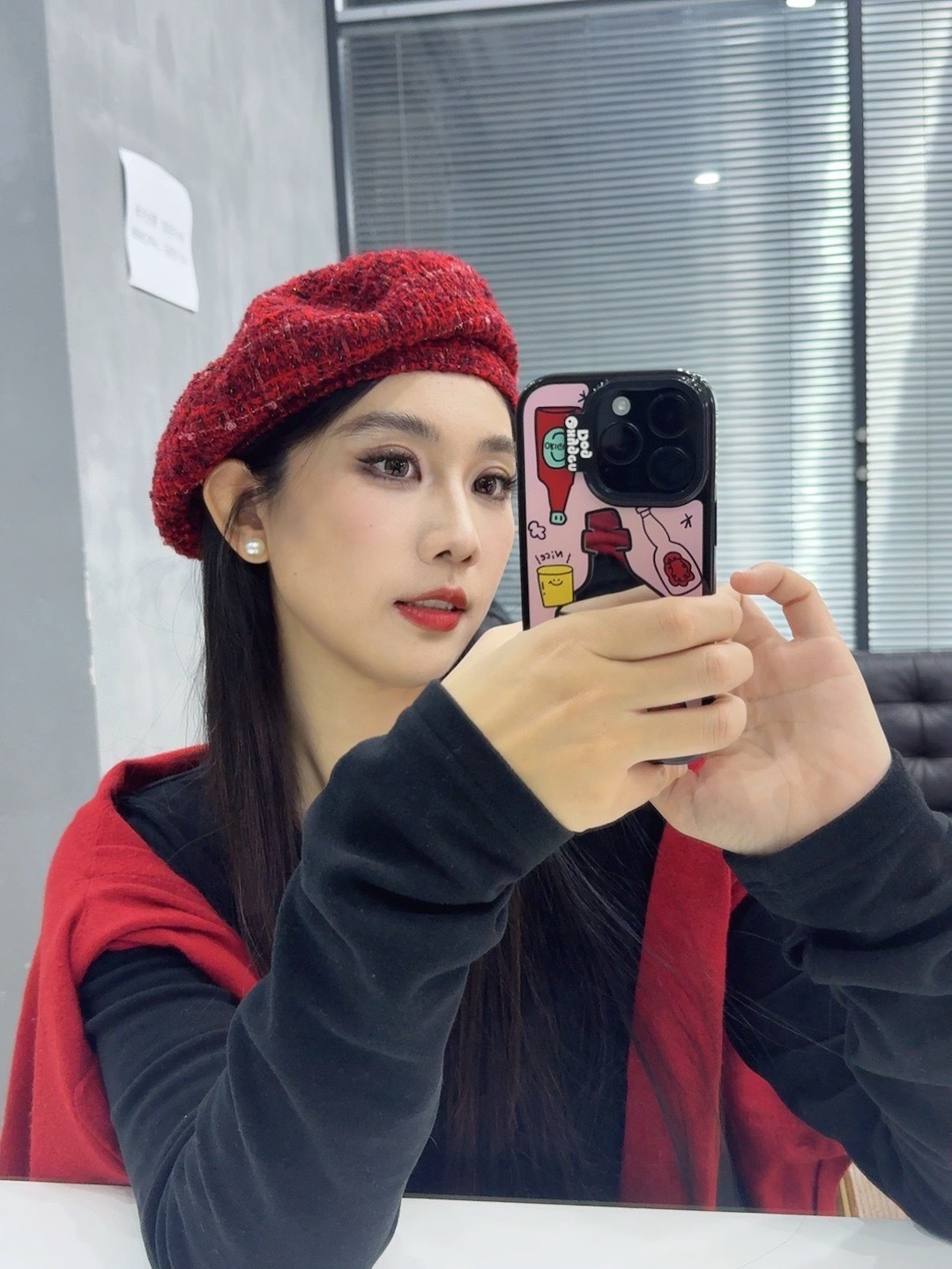 ✨咻～～看看下午的开年红主题，怎么样呀！ootd卷妹的日常