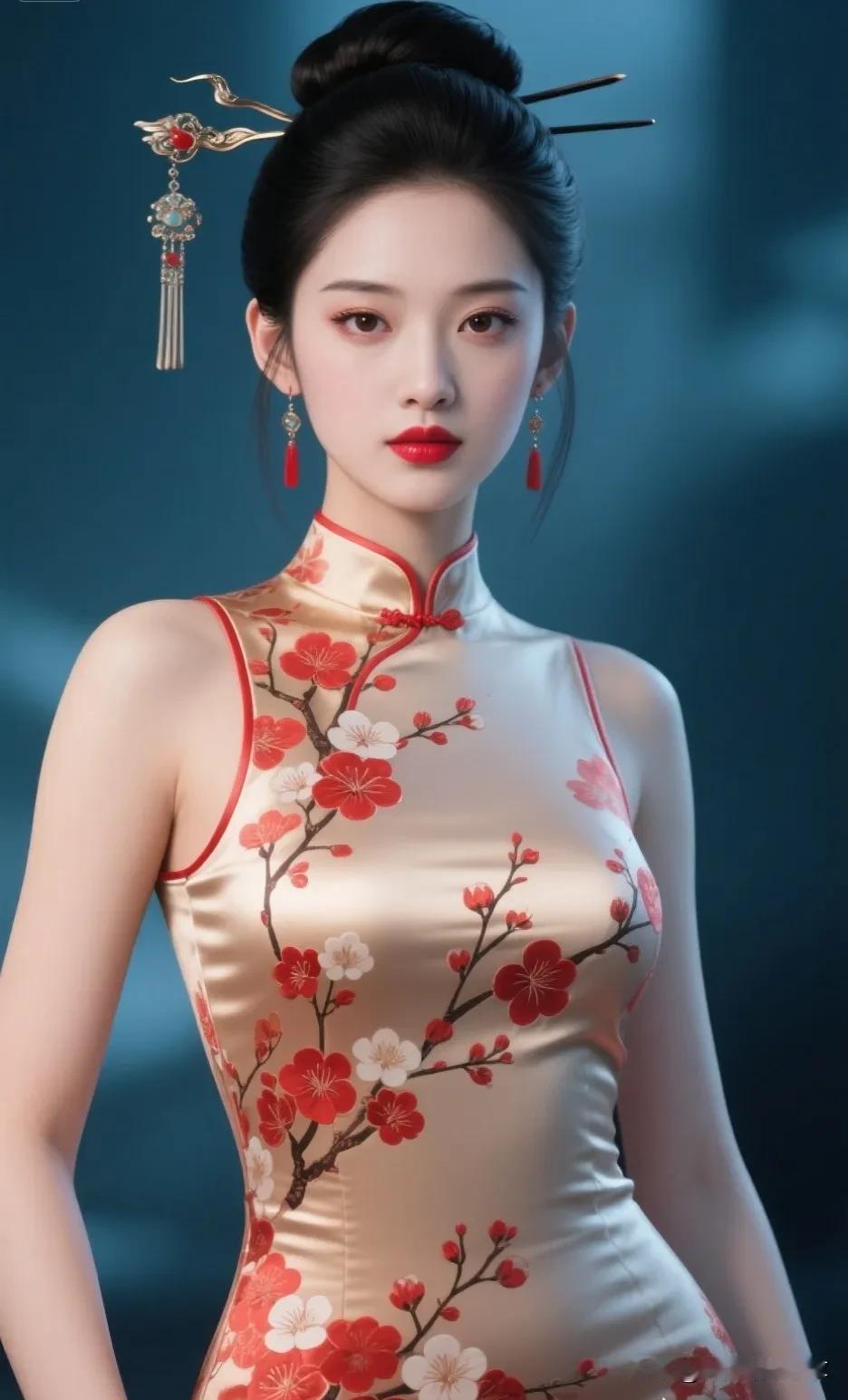 旗袍，堪称东方美学的集大美者。它发源于清朝，起初为满族女性的服饰，而后融合了汉族