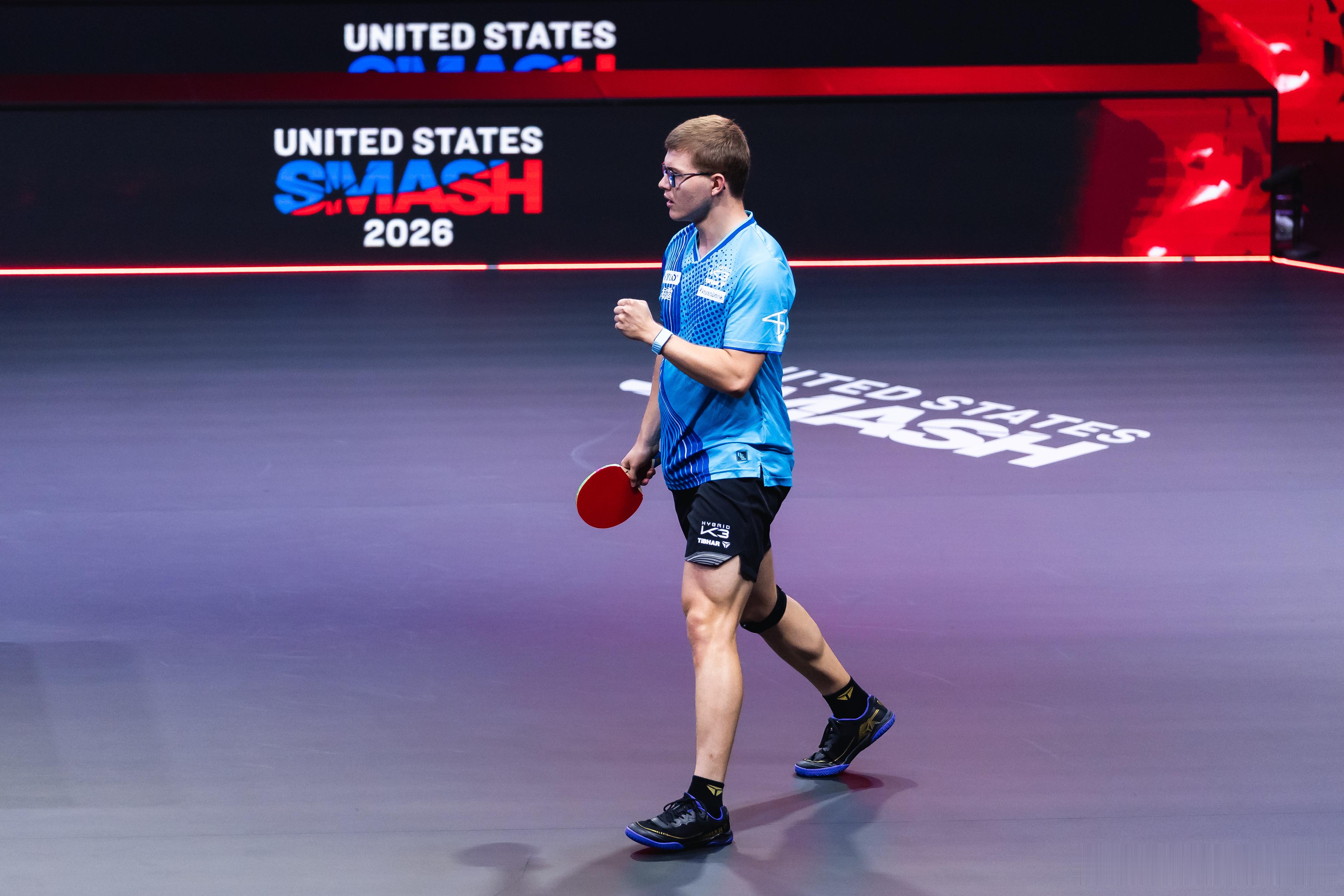WTT美国大满贯2026 男单1/32决赛艾利克斯·勒布伦(FRA)3-0安东·