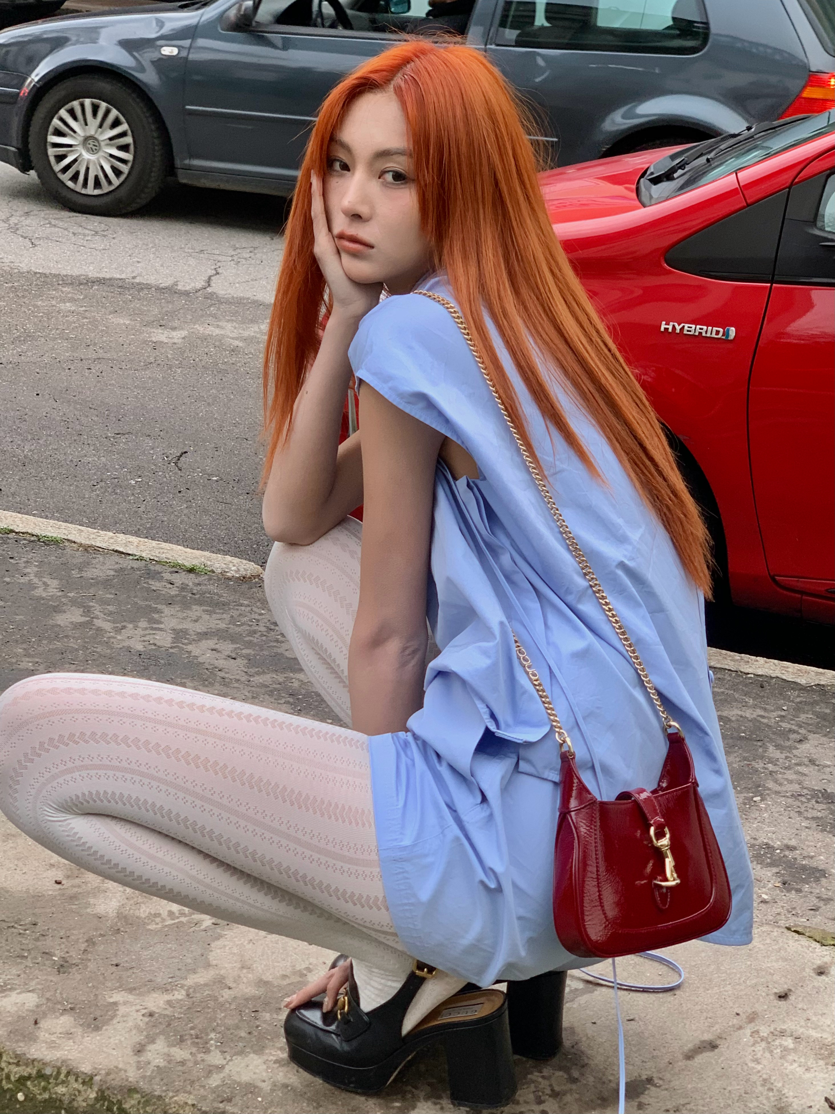 坐上GUCCI FW24的红色电车 ​​​
