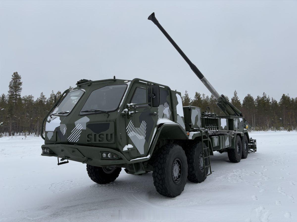 🇫🇮Patria ARVE 155mm卡车炮每天认识一件兵器 ​​​