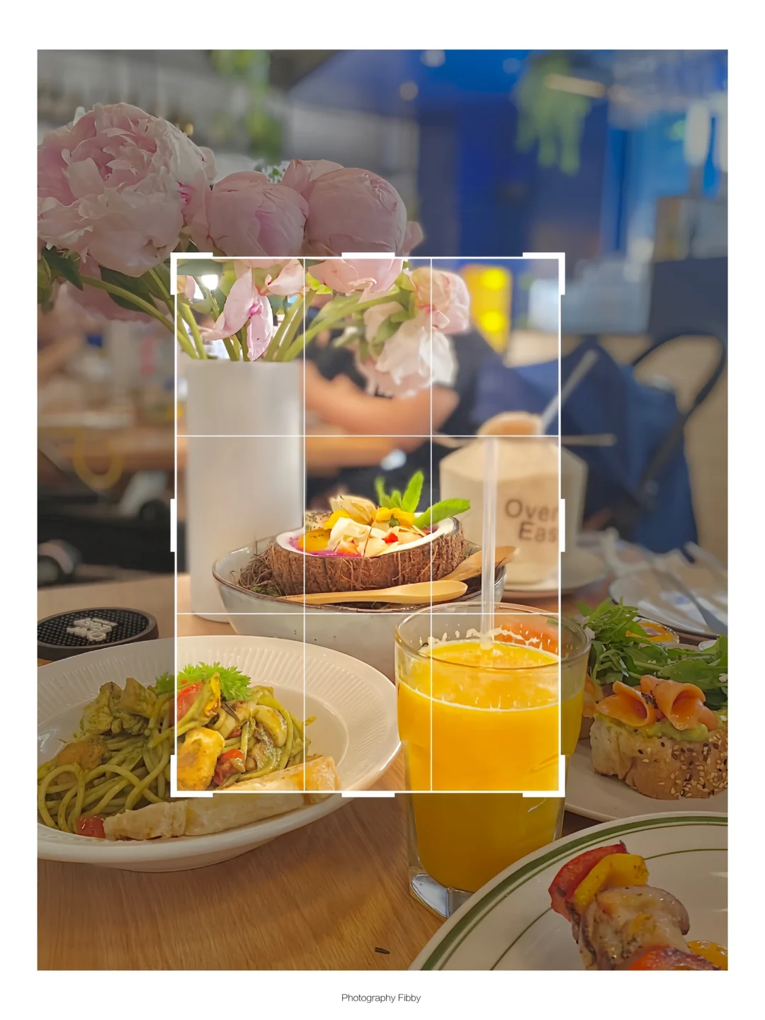 brunch这样构图+滤镜秒变氛围感美食海报