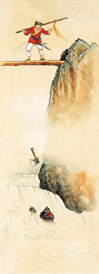 赏画|《金斧头》李天心·绘画
传统文化 绘画