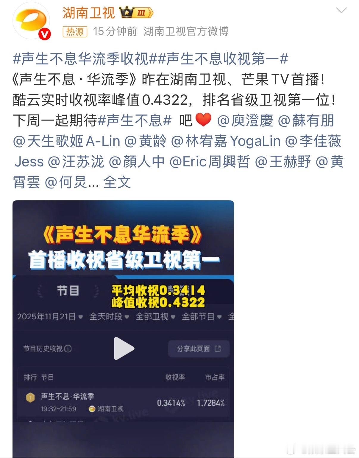 芒果台把音乐综艺玩明白了！四面台舞美+神仙选曲，收视第一是观众用遥控器投出的偏爱